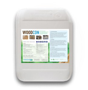 Woodcon makes wood water repellent