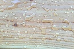 Make wood waterrepellent